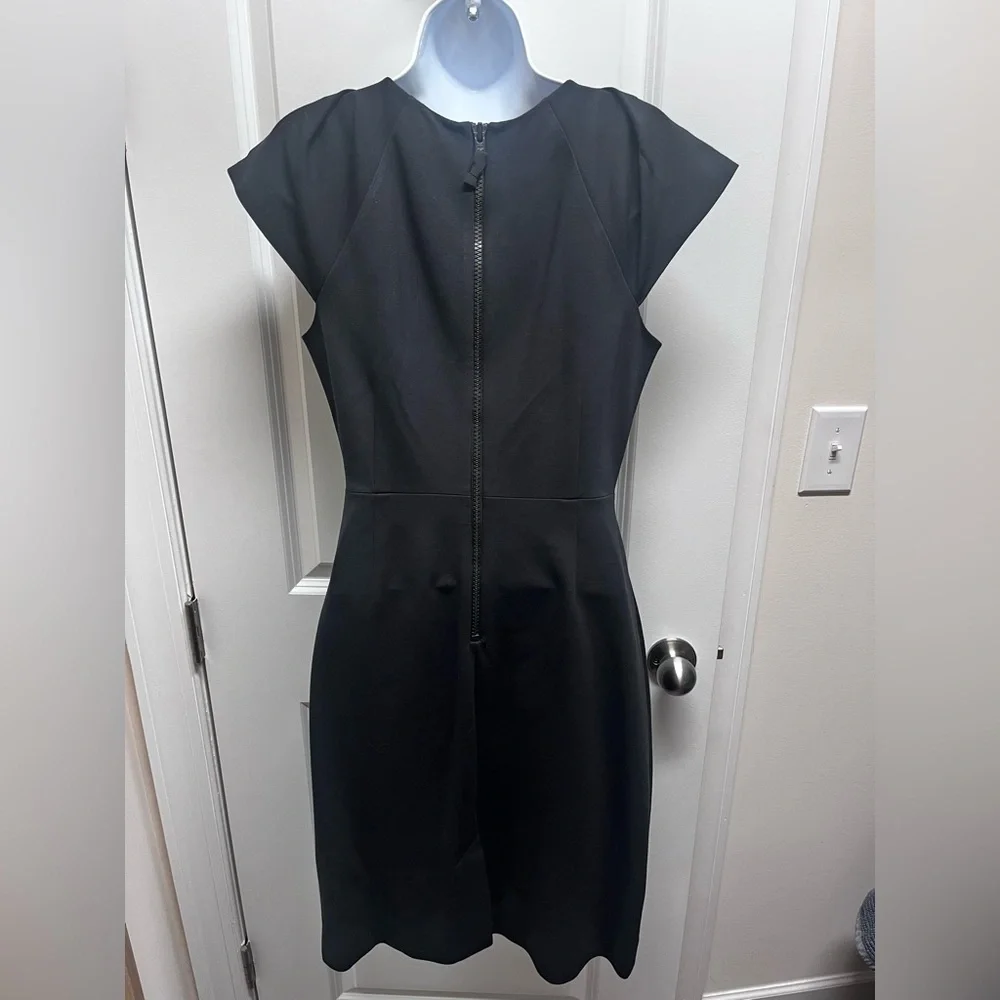Kate Spade New York Black Cap Sleeve Sheath Dress - Size 8